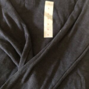 Old Navy Long Sleeve Tee - Dark Gray-charcoal blue